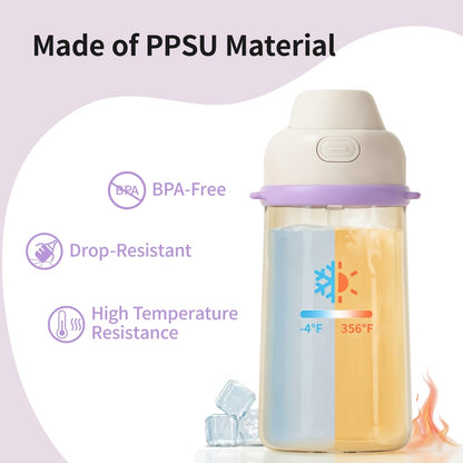 Double Port PPSU Drinking cup 36M+ Purple 500ml/17oz