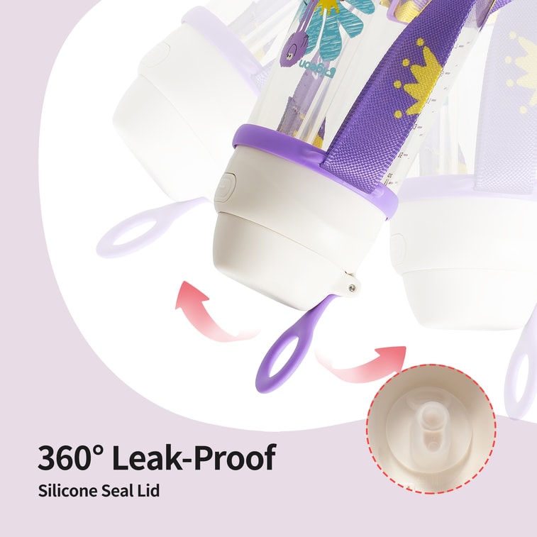 Double Port PPSU Drinking cup 36M+ Purple 500ml/17oz