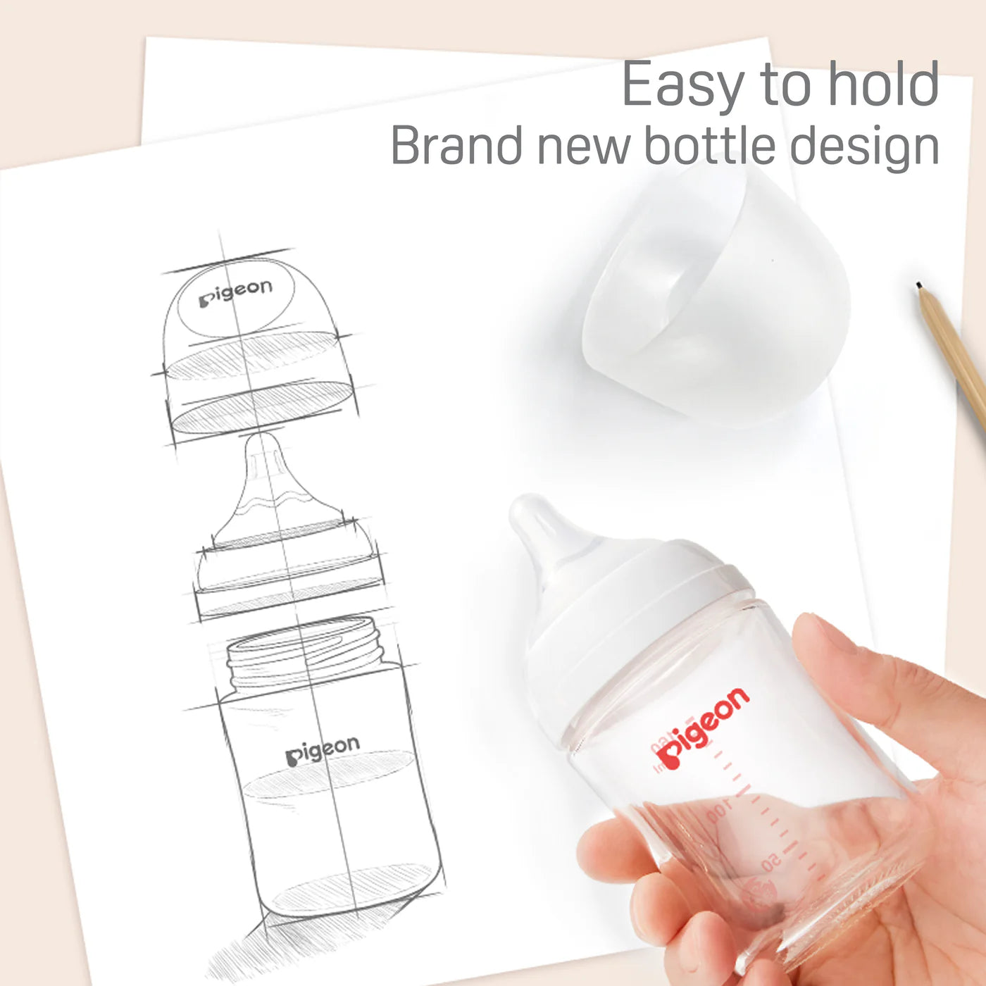 PP Wide Neck Baby Bottle