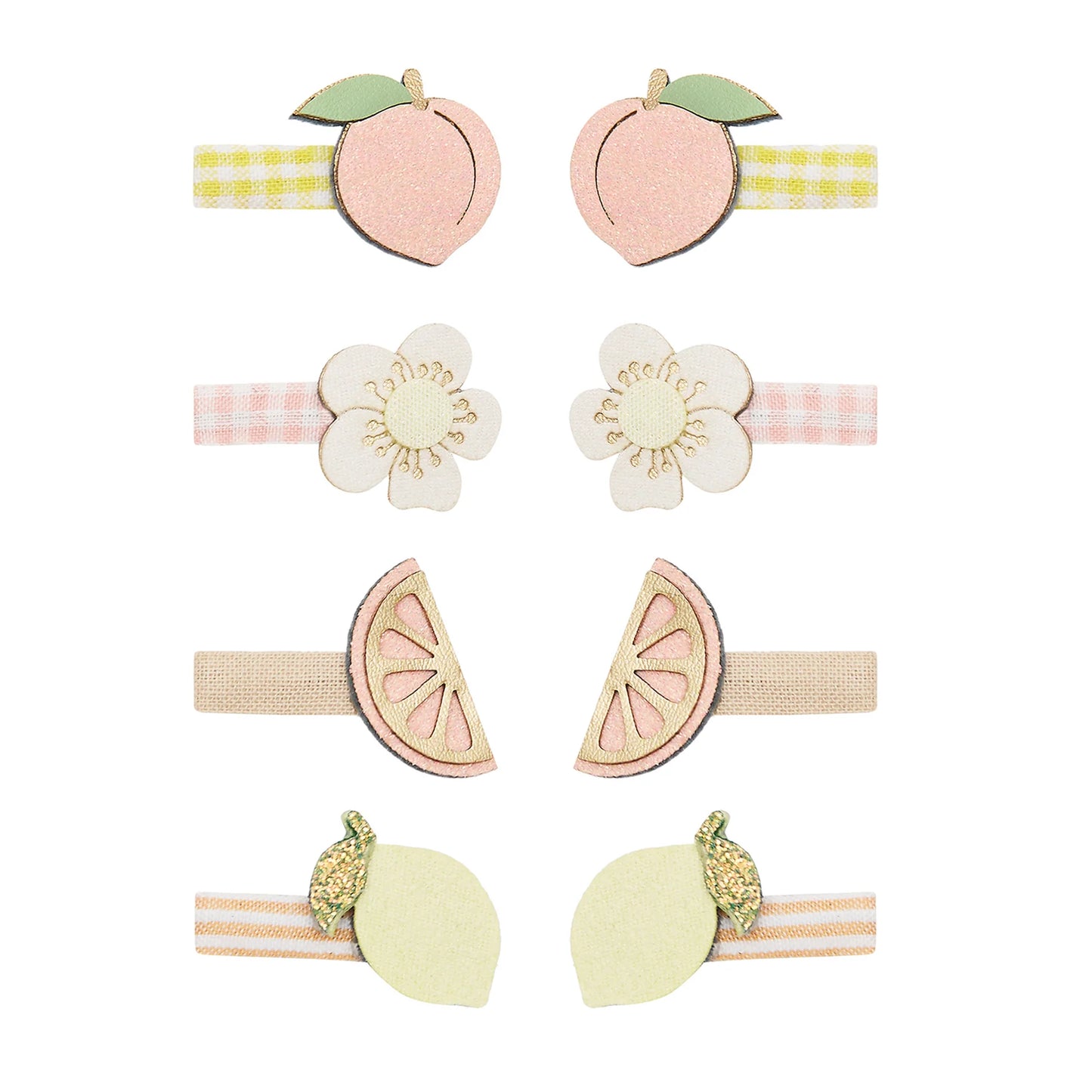 Peachy Citrus Mini Clips