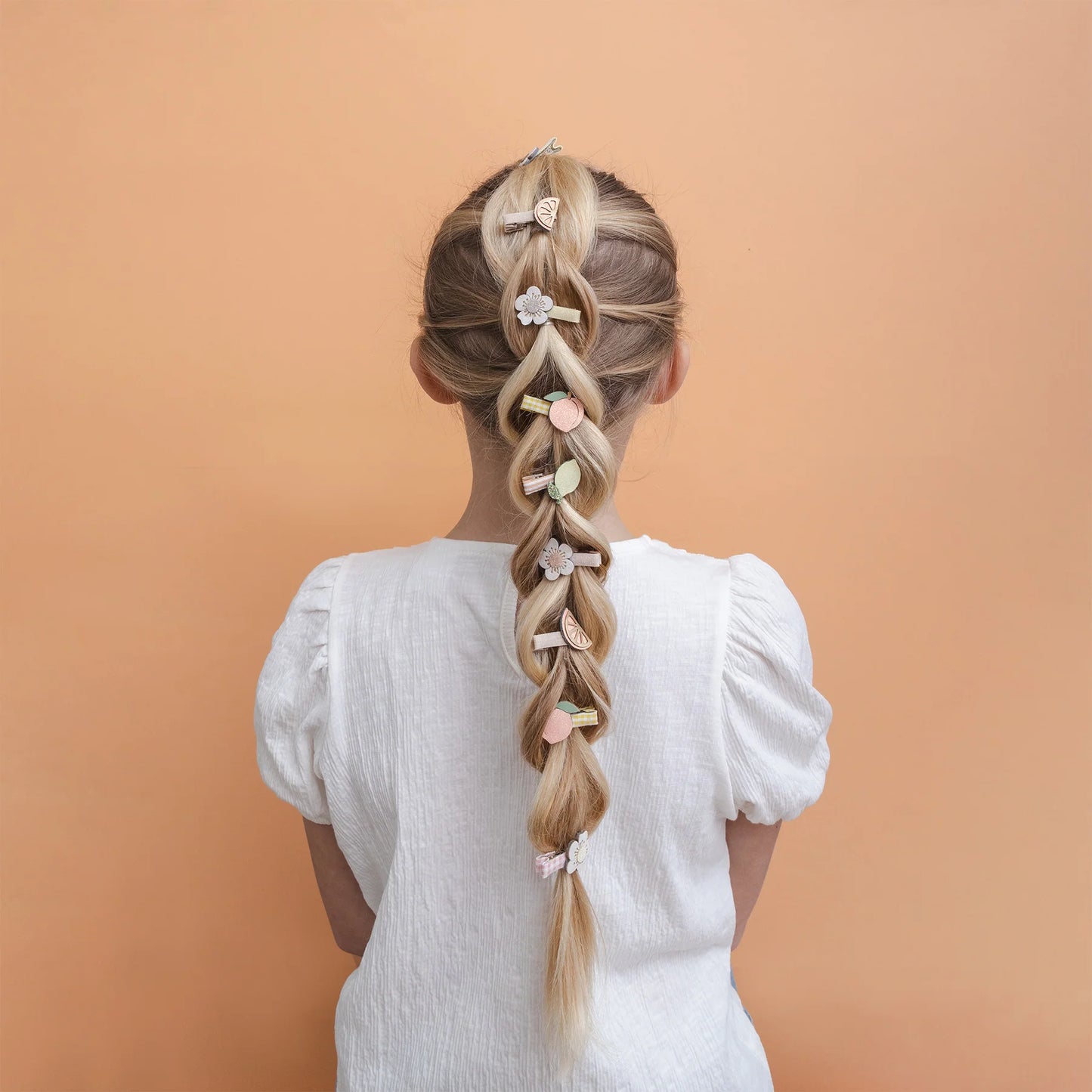 Peachy Citrus Mini Clips