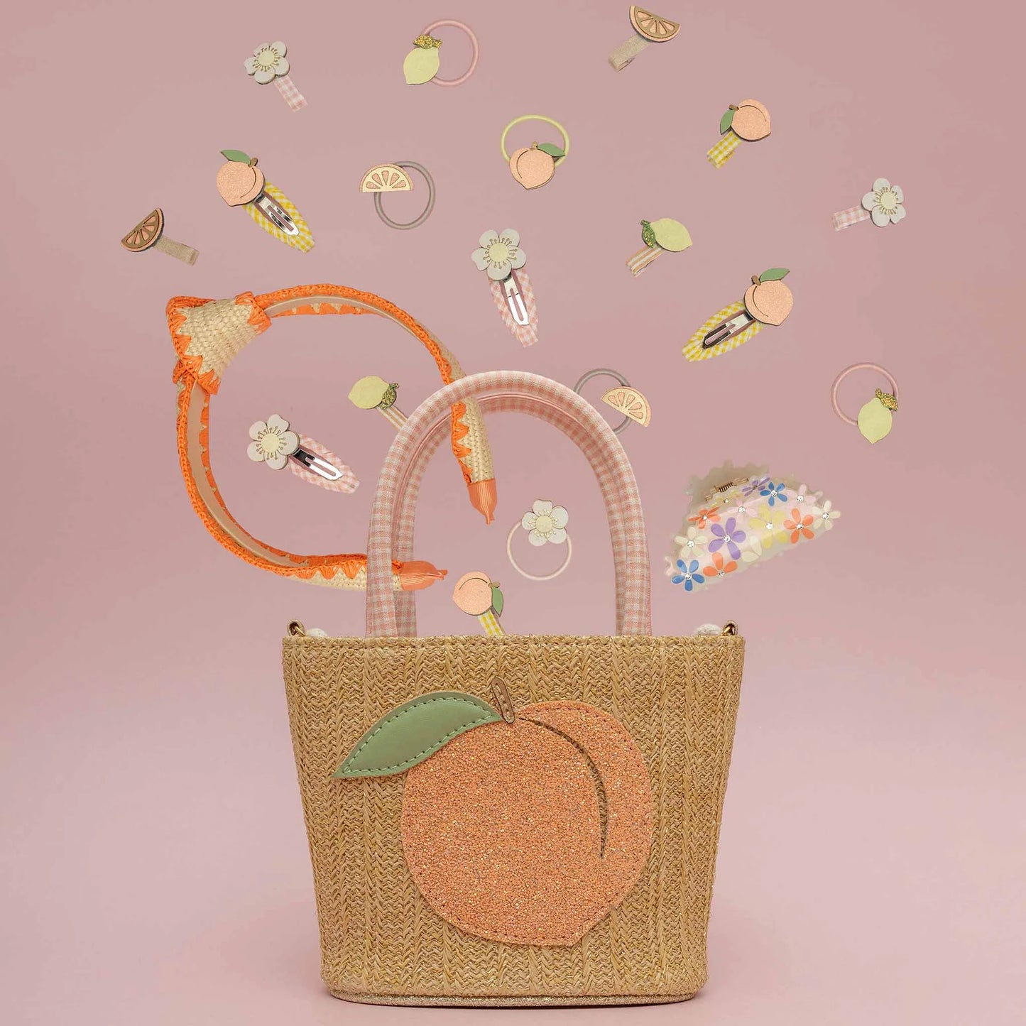 Peachy Citrus Mini Clips