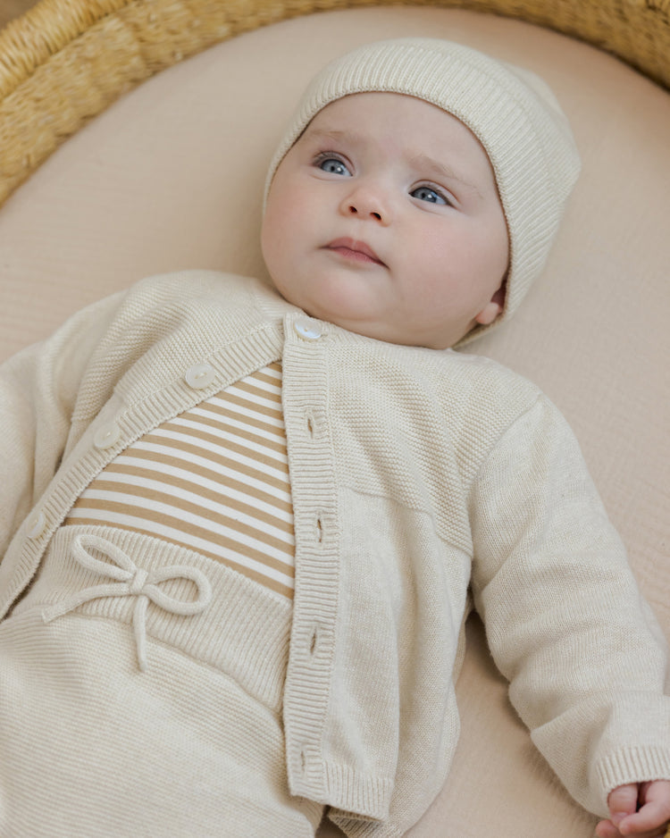 Knit Bonnet Natural