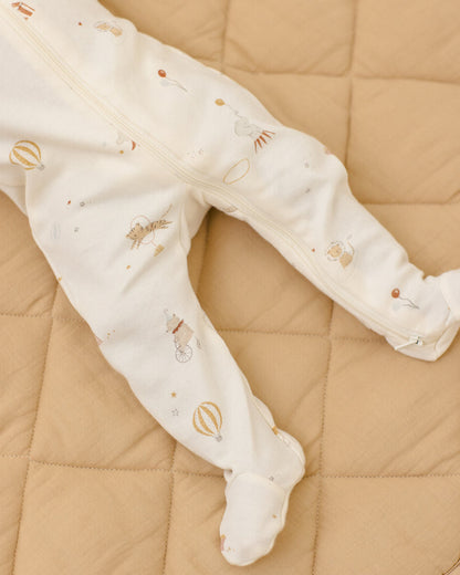 Zip Longsleeve Sleeper Footie Carnival