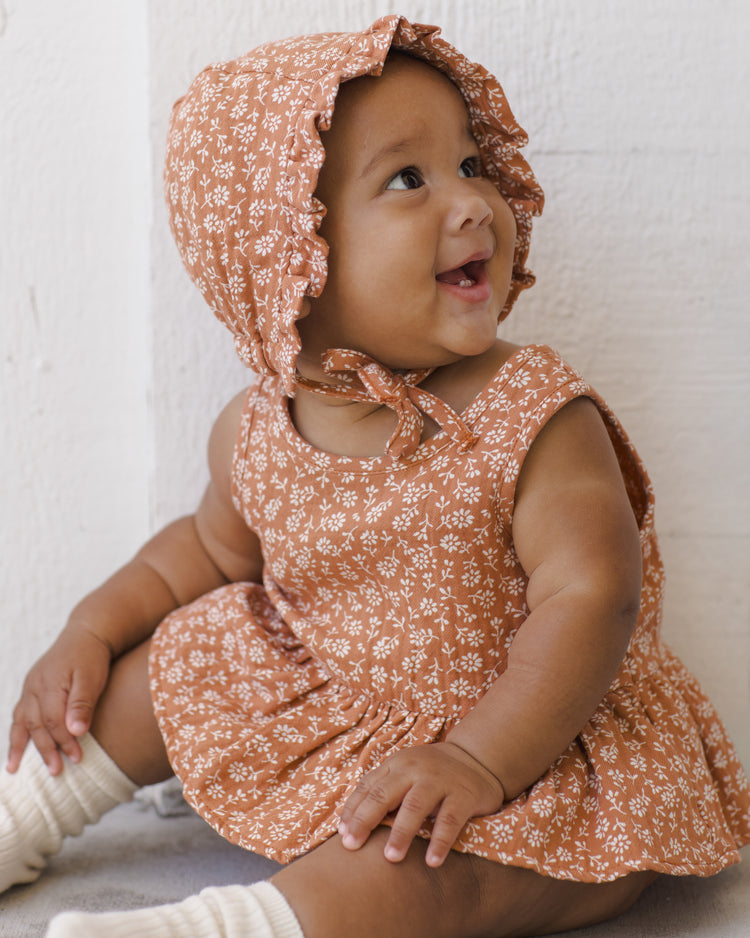 Sleeveless Peplum Set Poppy Floral