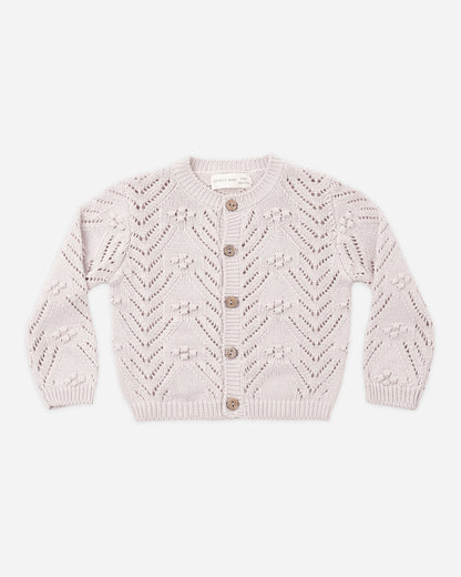 Knit Cardigan Lilac Mist