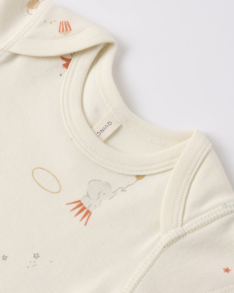 Short Sleeve Bodysuit Pack Carnival, Honey Stripe