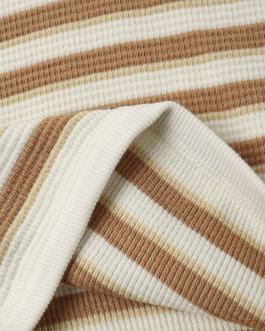 Waffle Slouch Set Spice Stripe