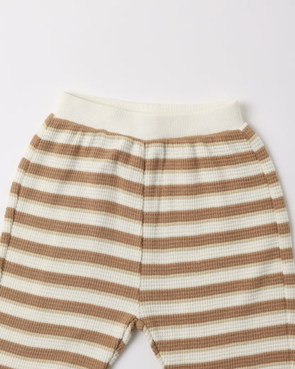 Waffle Slouch Set Spice Stripe