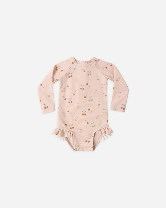 Olivia Rashguard One-Piece Cherries