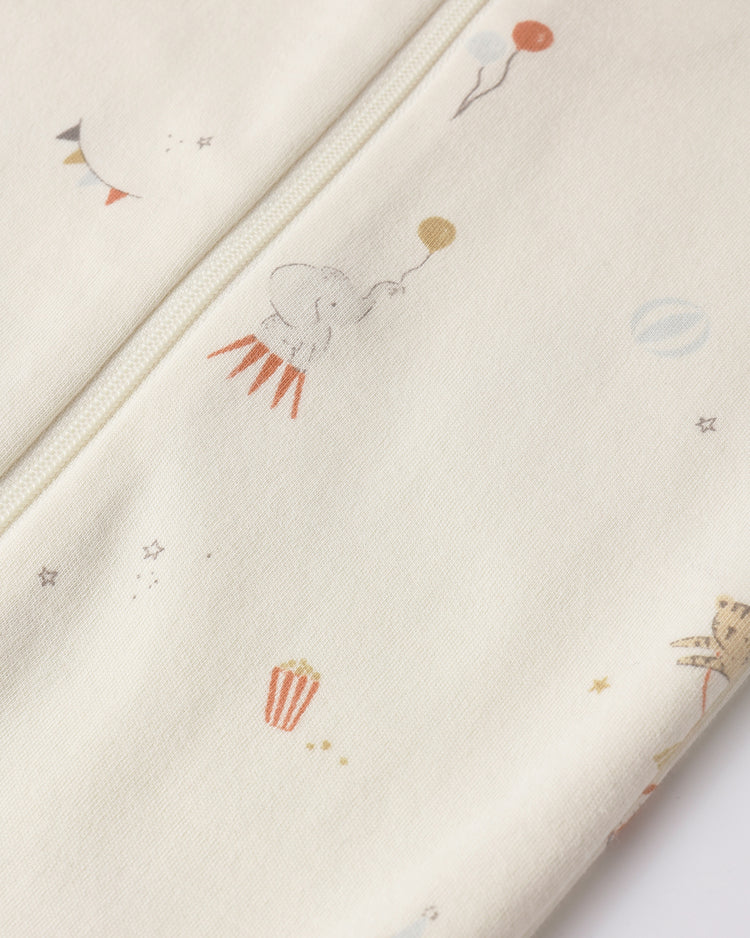 Zip Longsleeve Sleeper Footie Carnival
