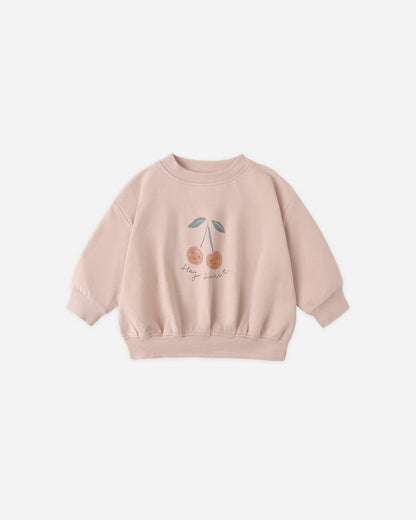 Relaxed Sweatshirt Cherry