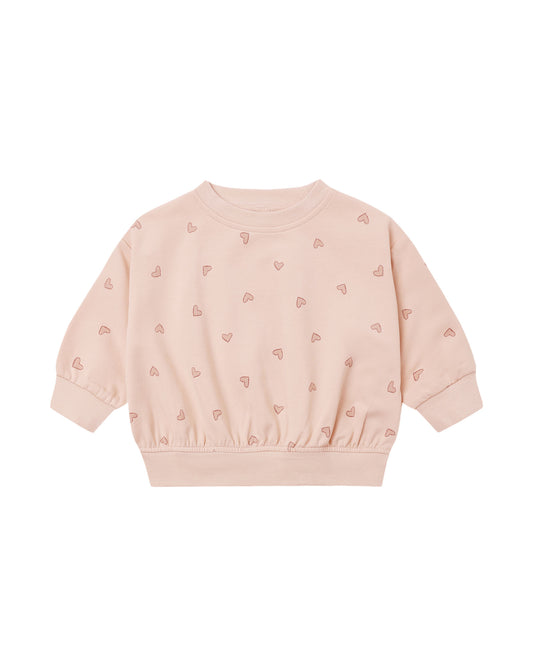 Relaxed Sweatshirt Hearts