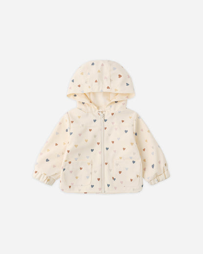 Rain Coat Confetti Heart Small