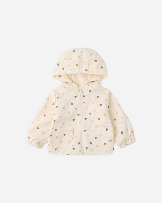 Rain Coat Confetti Heart Small