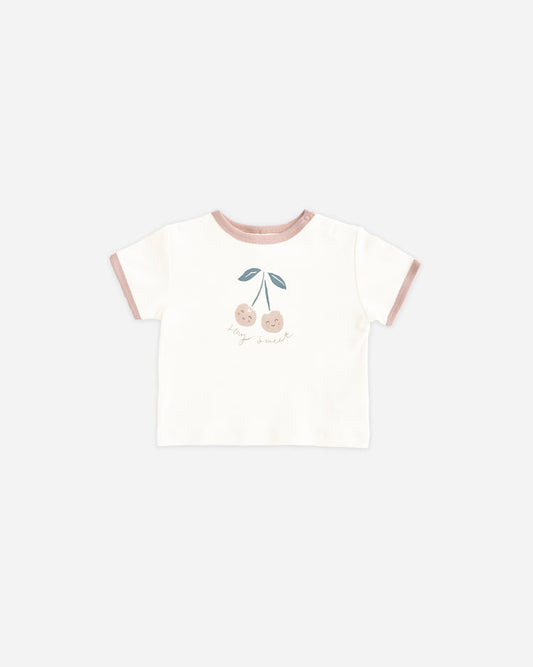 Ringer Tee Cherry
