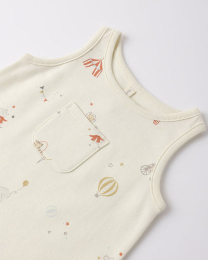 Sleeveless One-Piece Carnival