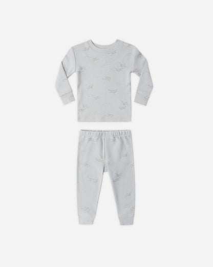 Jersey Pajama Set Airplane