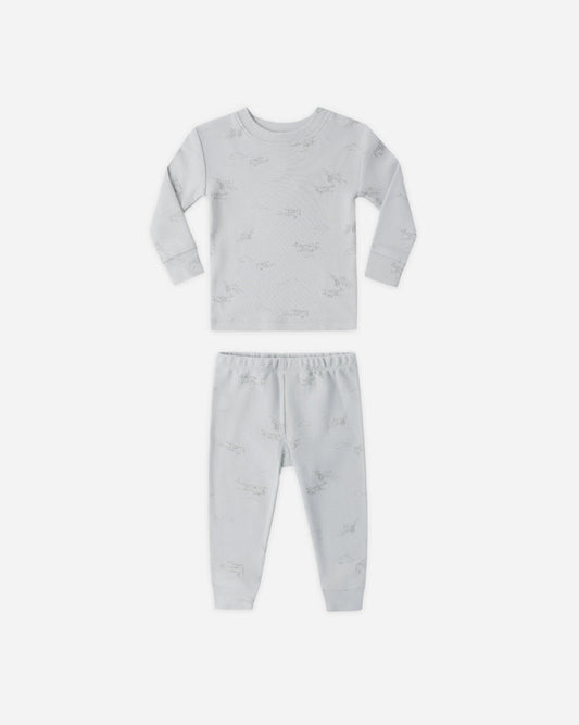 Jersey Pajama Set Airplane