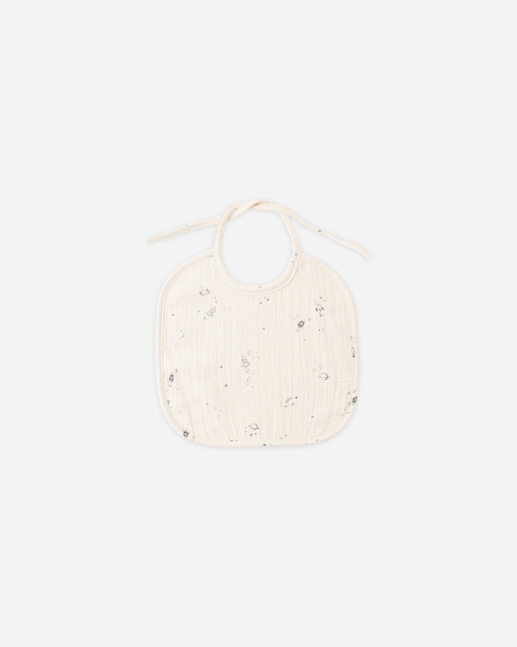 Woven Tie Bib Space