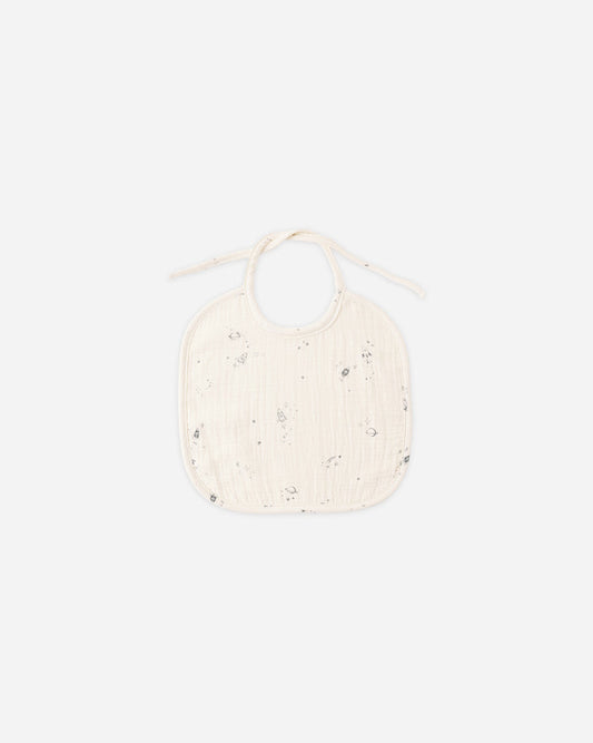 Woven Tie Bib Space