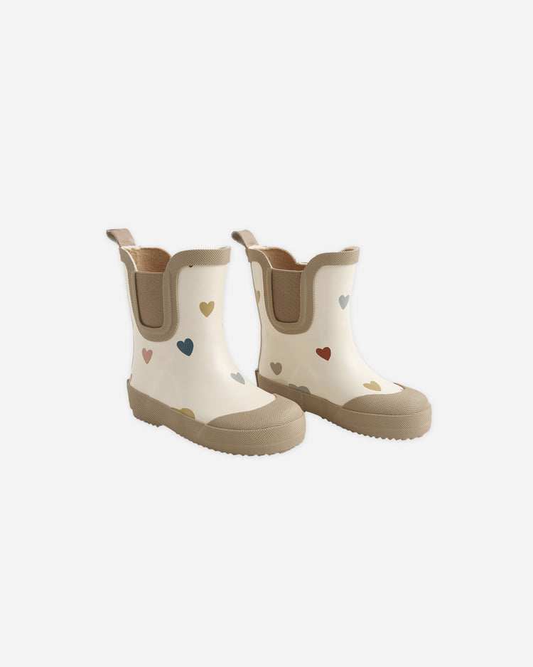 Rain Boots Confetti Hearts