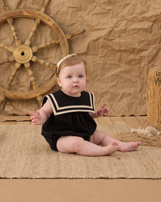 Sailor Romper Black