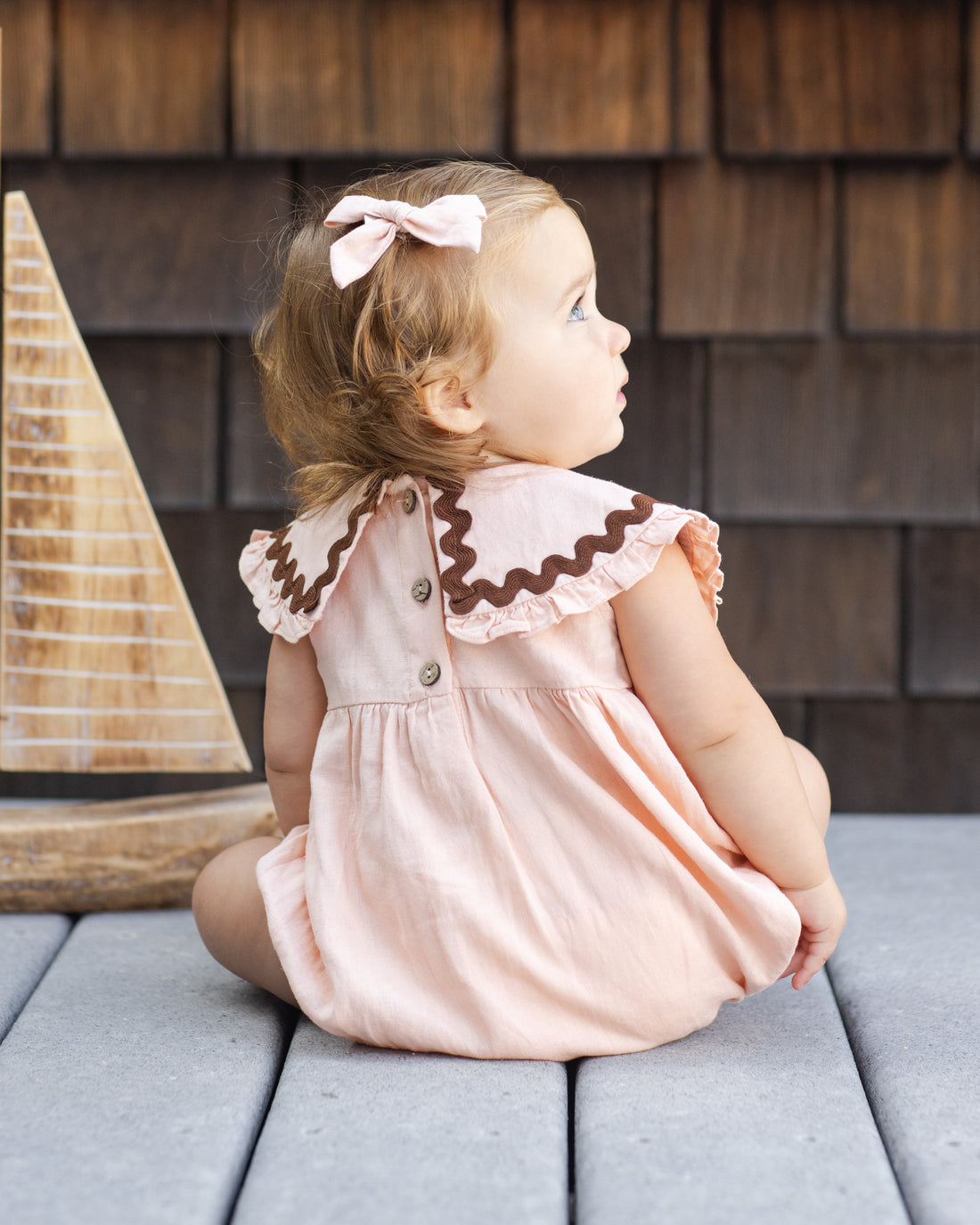 Cove Romper - Blush
