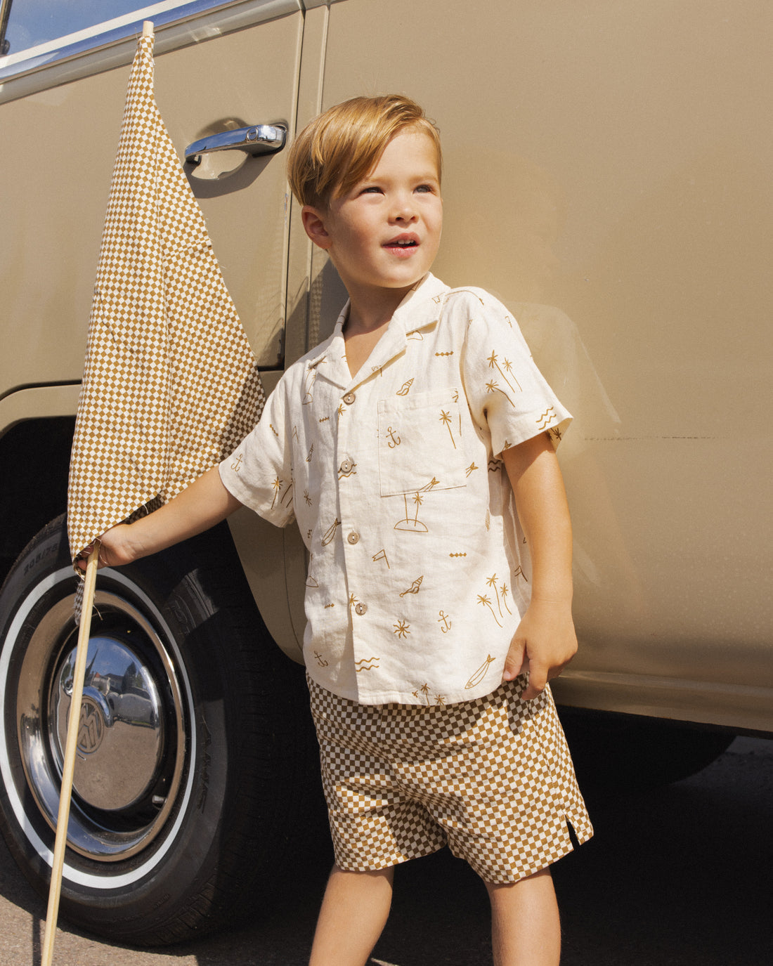 Lapel Collar Shirt - Coastal