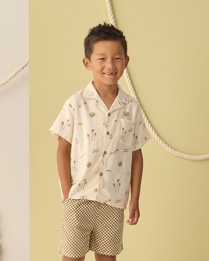 Lapel Collar Shirt - Coastal