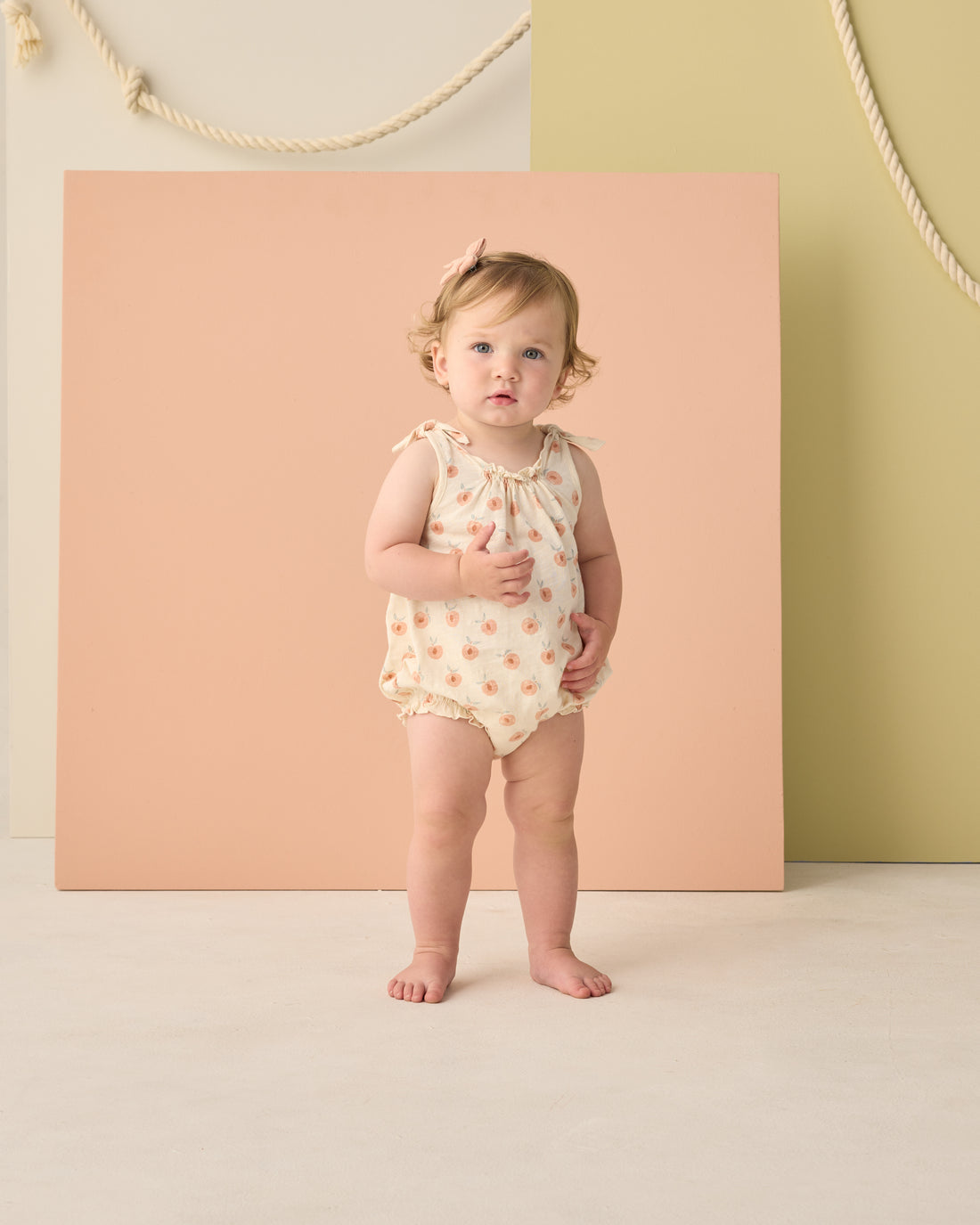Shoulder Tie Bubble - Peaches