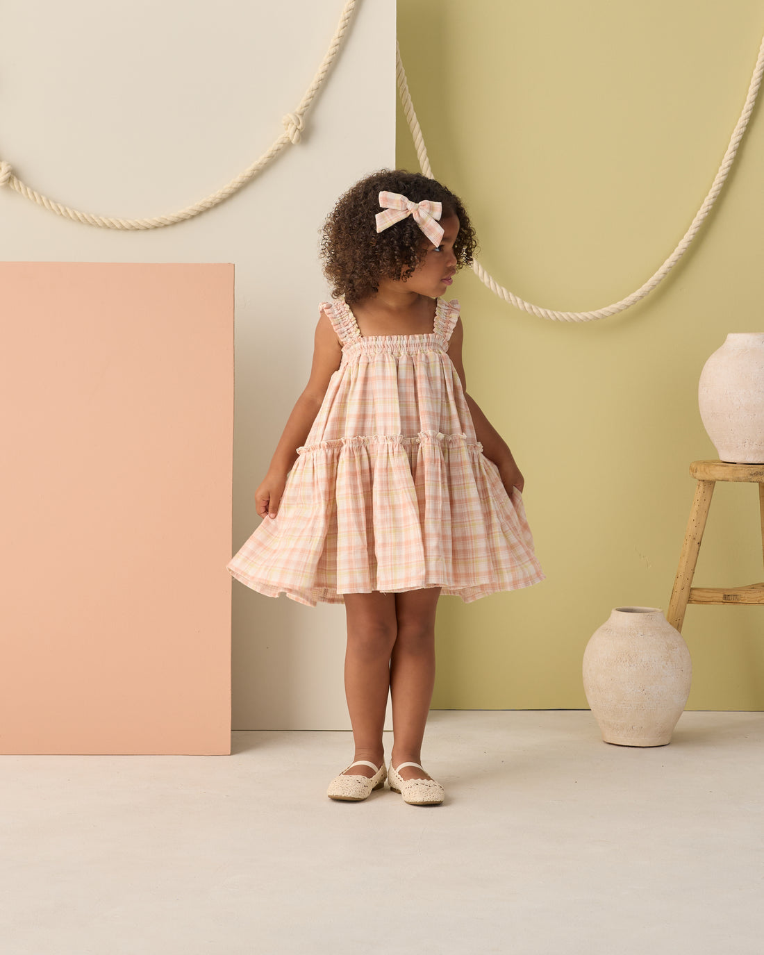 Cicily Dress - Summer Plaid