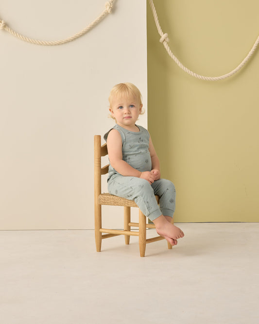 Tank + Slouch Pant Set - Coastal