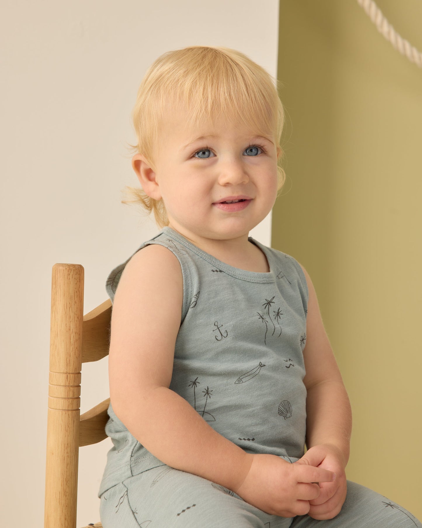 Tank + Slouch Pant Set - Coastal