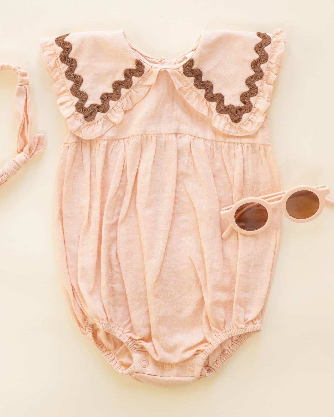 Cove Romper - Blush
