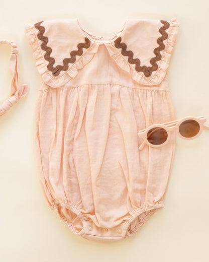 Cove Romper - Blush