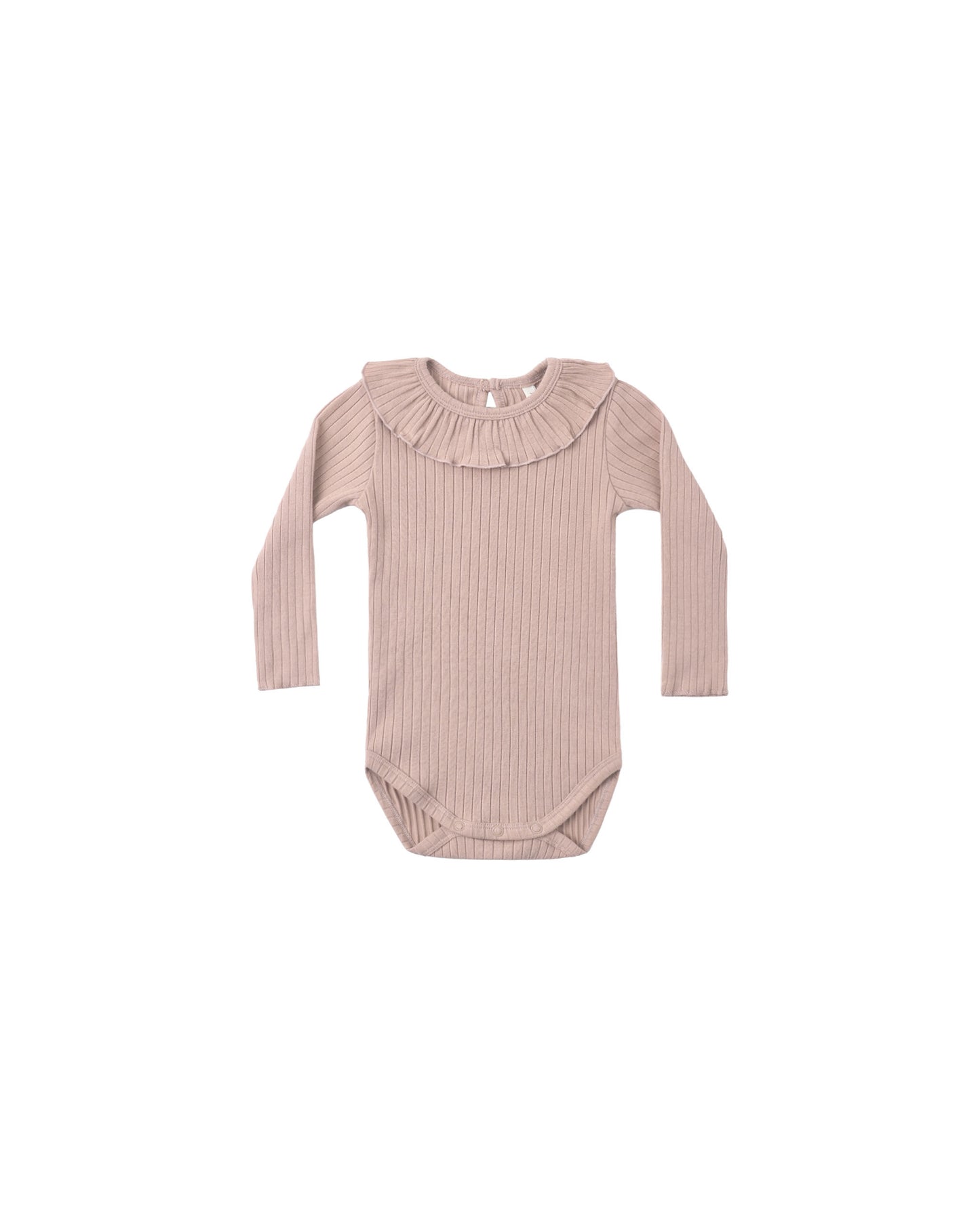 Ruffle Collar Bodysuit Rosewood