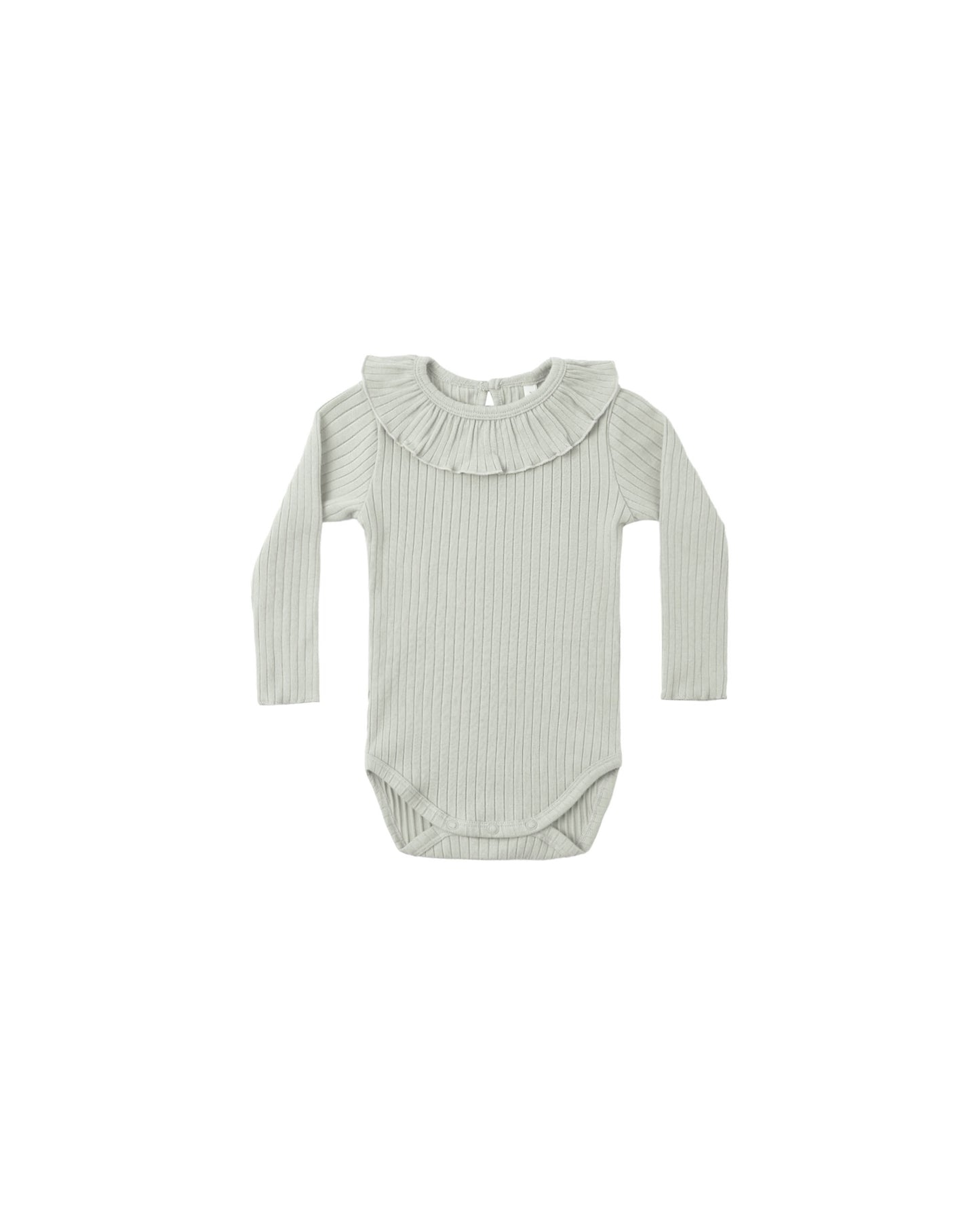 Ruffle Collar Bodysuit Sage