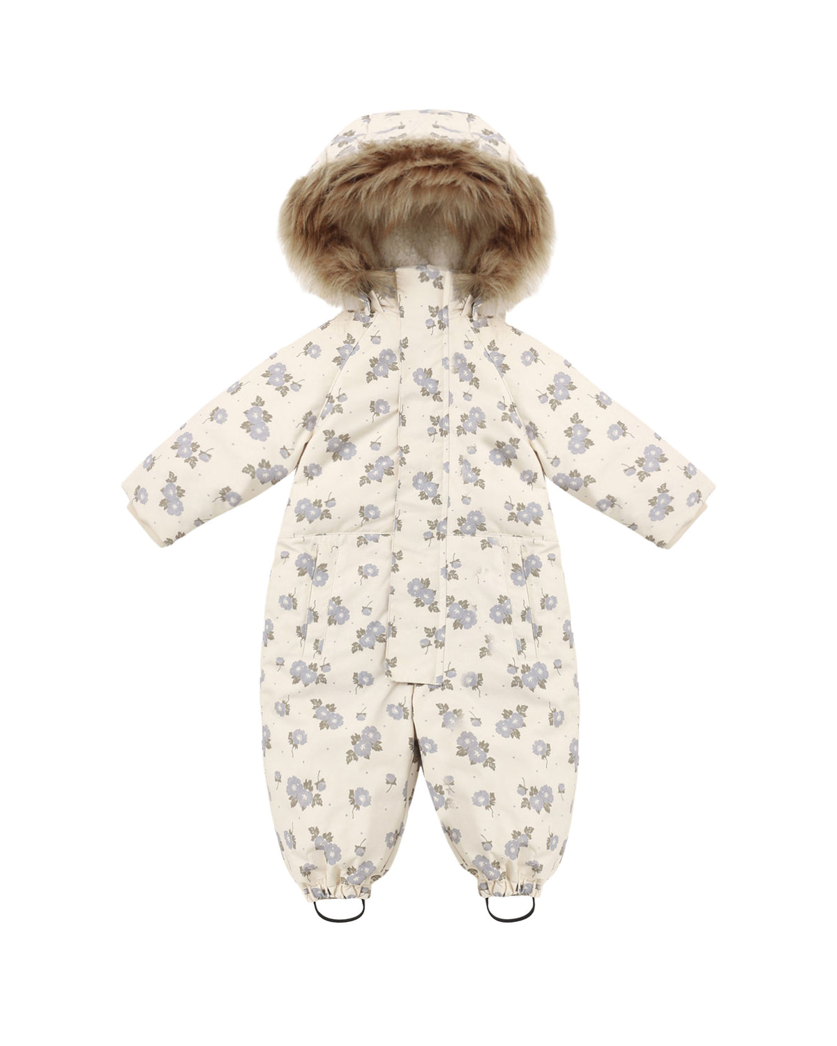 Rylee + Cru Ski Snowsuit Blue Floral