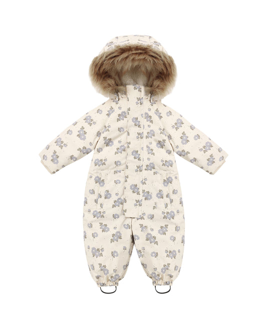 Rylee + Cru Ski Snowsuit Blue Floral