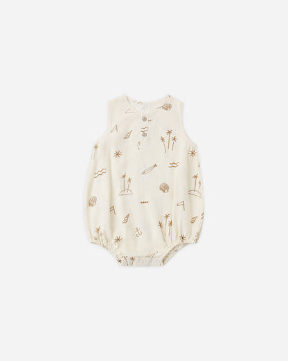 Beau Romper - Coastal