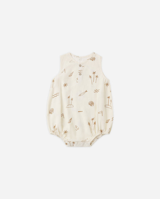 Beau Romper - Coastal