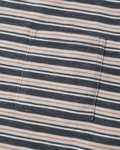 Relaxed Long Sleeve Tee Blue Stripe