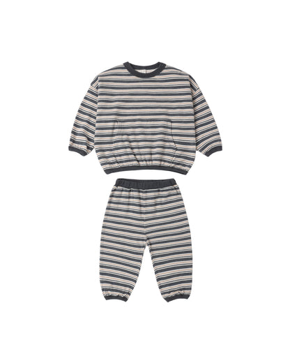 Relaxed Set Blue Stripe