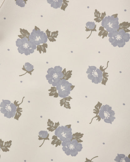 Rylee + Cru Snow Bib Pants Blue Floral