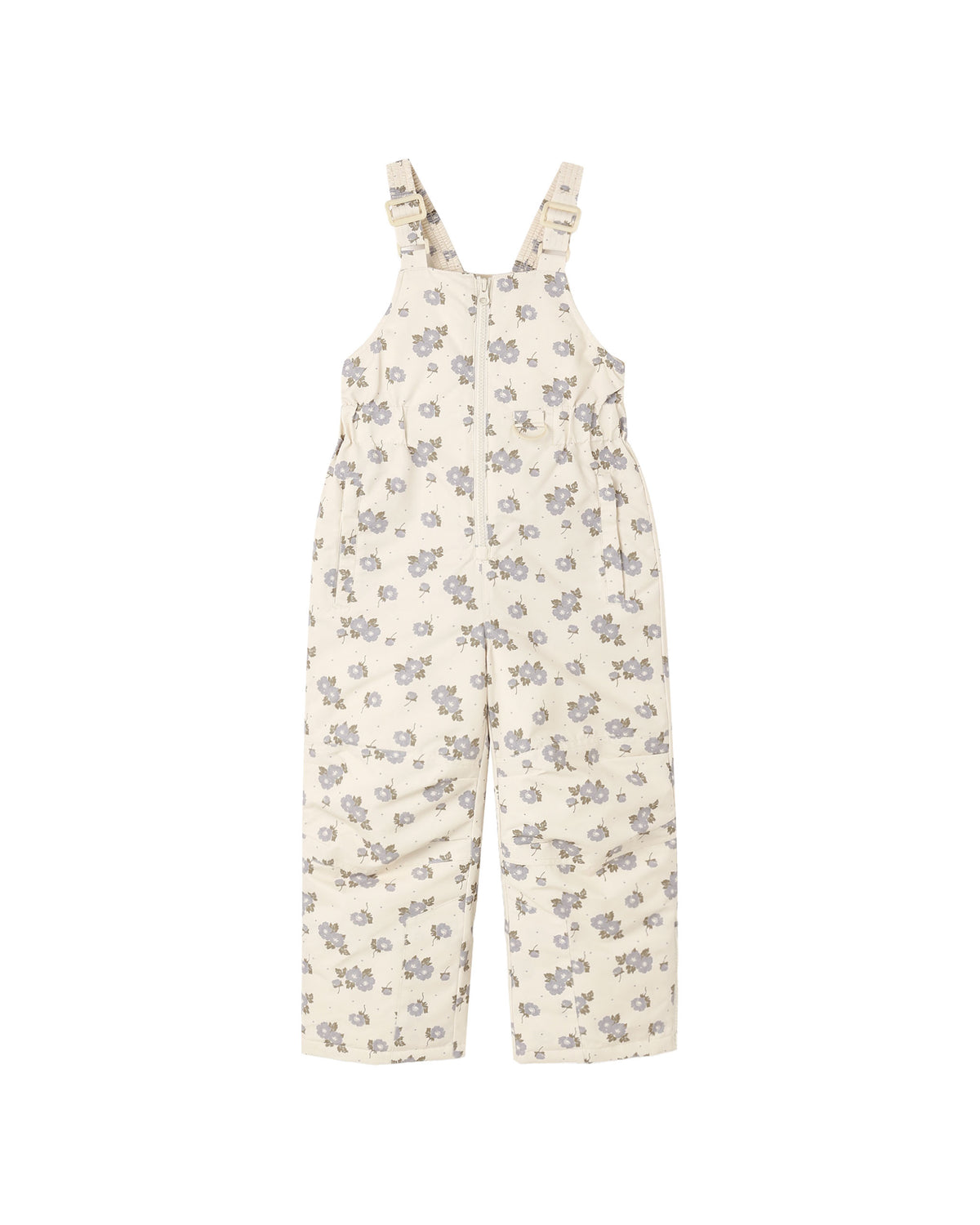 Rylee + Cru Snow Bib Pants Blue Floral