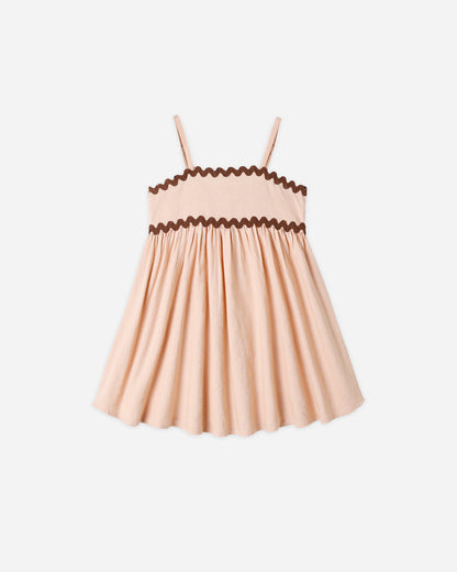 Ric Rac Dress - Blush