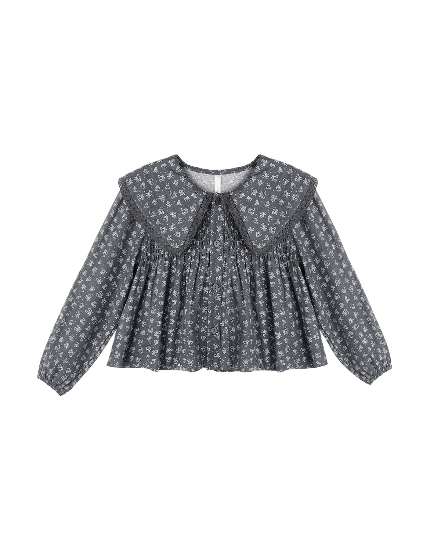 Fern Blouse Heart Ditsy