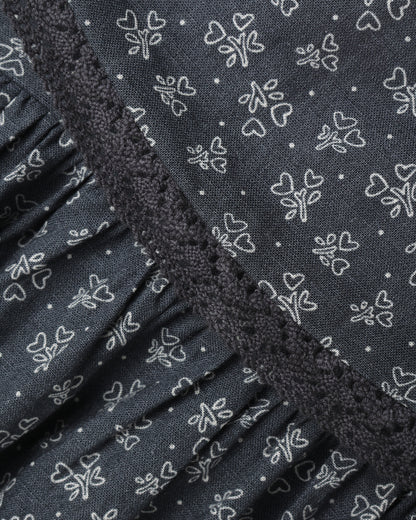 Fern Blouse Heart Ditsy