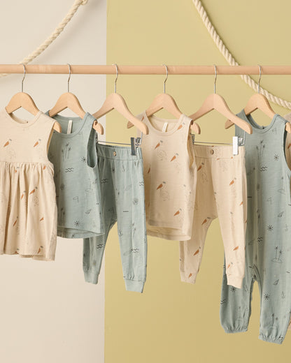 Tank + Slouch Pant Set - Coastal